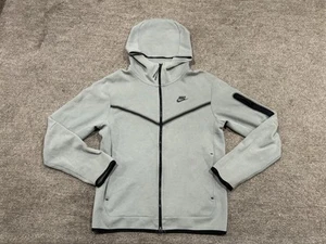 Men’s Small Nike Tech Fleece Hoodie Mika Green - Picture 1 of 5