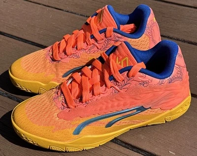 Zapatillas de baloncesto Puma Stewie 3 Dawn In Cuse para mujer 7,5 amarillo melocotón chisporroteo Foto 1 de 4