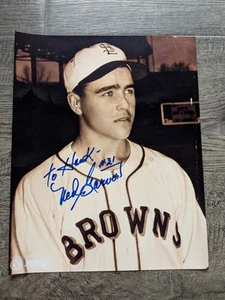 NED GARVER St. Louis Browns Signed Autographed 8 X 10 Photo - Picture 1 of 5