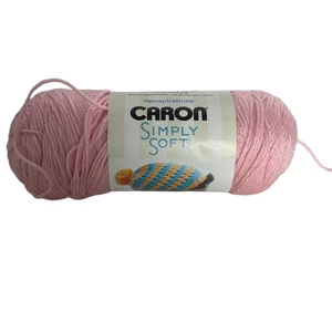 Caron Acryl Garn einfach weich rosa 6 Unzen 315 Yards Stricken Häkeln Garnspirationen - Bild 1 von 7