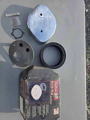 Configuración de filtro de aire Edelbrock Harley Foto 1 de 4