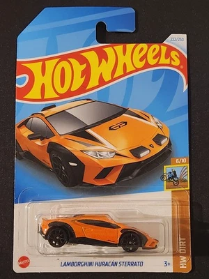 Lamborghini Huracan Sterrato 222/250 HW naranja Hot Wheels 2024 suciedad 6/10 Foto 1 de 4