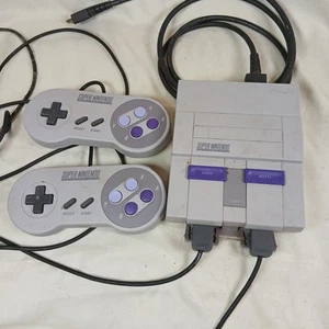 Nintendo Super NES Classic Edition Control Deck W/ 2 Controllers Tested Working - Picture 1 of 7