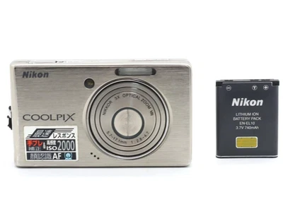 Nikon Coolpix S500 Silver 7.1MP 3x Optical Zoom Digital Camera From Japan - Image 1 of 4