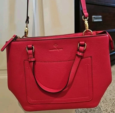 BOLSO BANDOLERA NANETTE LEPORE ROSA OSCURO GRANO GUIJARRO IMITACIÓN CUERO Foto 1 de 4