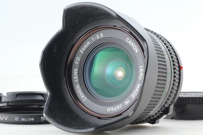 [TOP MINT w/ Hood] Canon New FD NFD 24mm f/2.8 Wide Angle MF Lens from JAPAN - Image 1 of 4