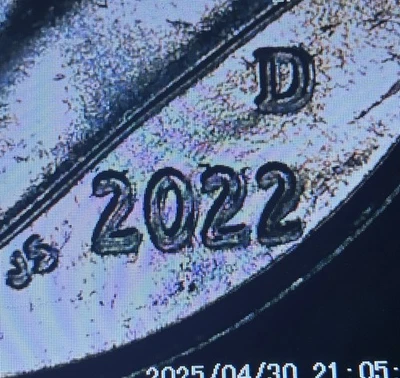 💥 2022 D Roosevelt Dime DDO Obverse ERROR - Image 1 of 4