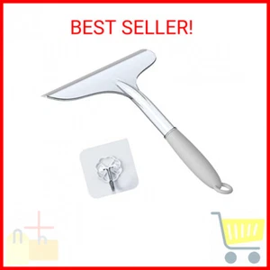 Shower Squeegee for Shower Glass Door Bathroom Tile and Mirror, Streak-Free Rubb - Picture 1 of 2
