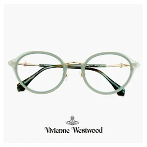 Vivienne Westwood Glasses Green with Exclusive Case Genuine Frame New - Picture 1 of 7