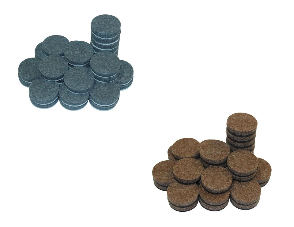Paquete de 100 no 96 almohadillas de fieltro redondas autoadhesivas para muebles piso de madera dura Foto 1 de 1