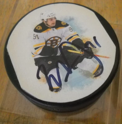 PUCK FOTOPUCK FIRMADO AUTÓGRAFO POR MARC SAVARD CERTIFICADO DE AUTENTICIDAD BOSTON BRUINS Foto 1 de 3