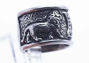 Löwe Erebuni V2 Sterling Silber Ring - Bild 1 von 3