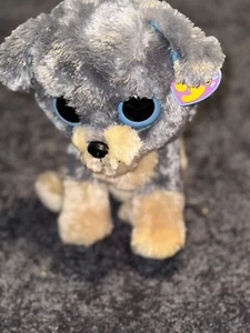 *RARE and Retired* Ty Beanie Boo ‘SCRAPS’ dog 🐶 9in (2010) NEW W/ purple Tag - Picture 1 of 4