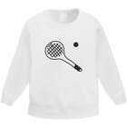 'Racket and ball ' Kid's Sweatshirt / Sweater / Jumper (KW040312)