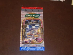 Brickyard 400 1998 boleto de carreras automático Jeff Gordon ganador bonito - Imagen 1 de 2