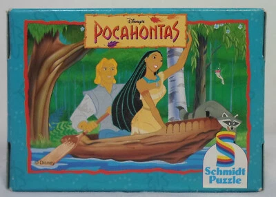 SCHMIDT MINI PUZZLE VTG # 02419 DISNEY POCAHONTAS 54 pcs 12.5x17.5cm EUROPEAN D - Image 1 of 4