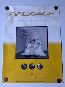 1994 SAUSAGE-Riddles Are Abound Promo Poster 18x24 vtg punk primus claypool kbd - Picture 1 of 2