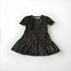 Girl's Gap Black Velvet Dress Size Large 10 Holiday Christmas Formal - Picture 1 of 1
