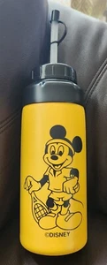 Walt Disney World vintage insulated foam water bottle Mickey/Tennis. MINT! 10" - Picture 1 of 9