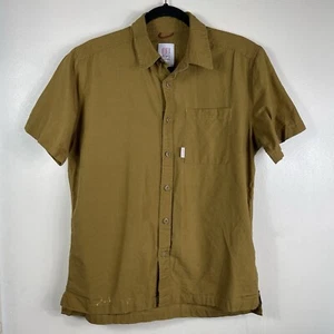 Topo Designs Cotton Button Down Short Sleeve Mens Size Medium Outdoor Work - Picture 1 of 14