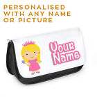 Personalised Princess Pencil Case DS Case Clutch Make Up bag Christmas gift