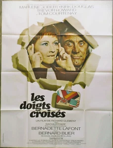 LES DOIGTS CROISÉS/KIRK DOUGLAS/MARLÈNE JOBERT/AFFICHE DE FERRACCI 120X160 CM - Picture 1 of 1