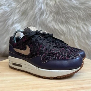 Nike Air Max 1 PRM Womens Premium Pattern Purple Dynasty 454746-500 Size 6 - Picture 1 of 12