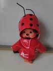Peluche kiki Monchhichi sekiguchi avec ciré rouge coccinelle excellente état