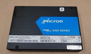 Micron 9300 Max MTFDHAL12T8TDR-1AT1ZABYY 12,8TB 2,5" U.2 3D TLC PCIe NVMe SSD - Bild 1 von 3