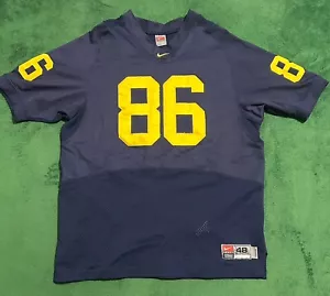 Vintage Nike Michigan Wolverines Football Jersey #86 Blue 48 NCAA Football - Picture 1 of 11