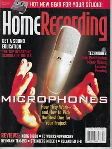 HOME RECORDING MAGAZINE OCT.2001.AMICROPHONES,TOP RECORDING SCHOOLS,NEW GEAR! - Bild 1 von 4