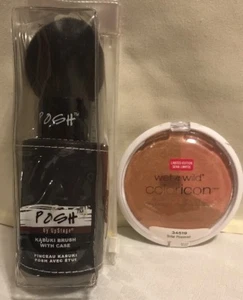 Wet N Wild Limited Edition Blush & Glow Trio 34519 & Posh Natural Blush Brush - Picture 1 of 6