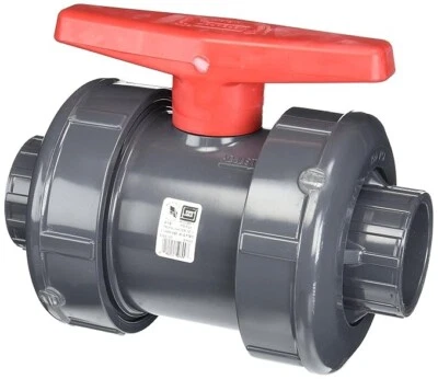 Spears® 2322-025 STANDARD TRUE UNION BALL VALVE 2-1/2",  PVC Schedule 80 (D-06) - Image 1 of 3
