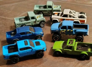 Hot Wheels / Matchbox Truck Lot Of 7 Toyota Jeep, Ford ,Land Rover , VW - Picture 1 of 9