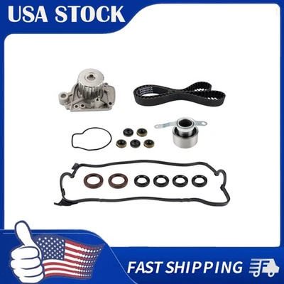 Timing Belt Water Pump Kit Fits 1996-00 Honda Civic 1996-1997 del Sol L4 1.6L - Изображение 1 из 4