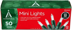 50-Count Clear Christmas Light Set - Picture 1 of 12