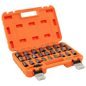 27-Piece Screw Extractor Set with 3/8" Drive for Easy Removal of Stuck Screws - Picture 1 of 14