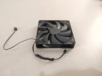 GOOD CONDITION 140mm 3-pin Antec PC Case Fan Tested Working Black - Image 1 of 2