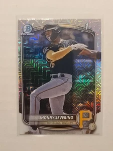 2025 Bowman Chrome Mega MOJO Jhonny Severino #BCP-233 1st Bowman Pirates - Picture 1 of 2