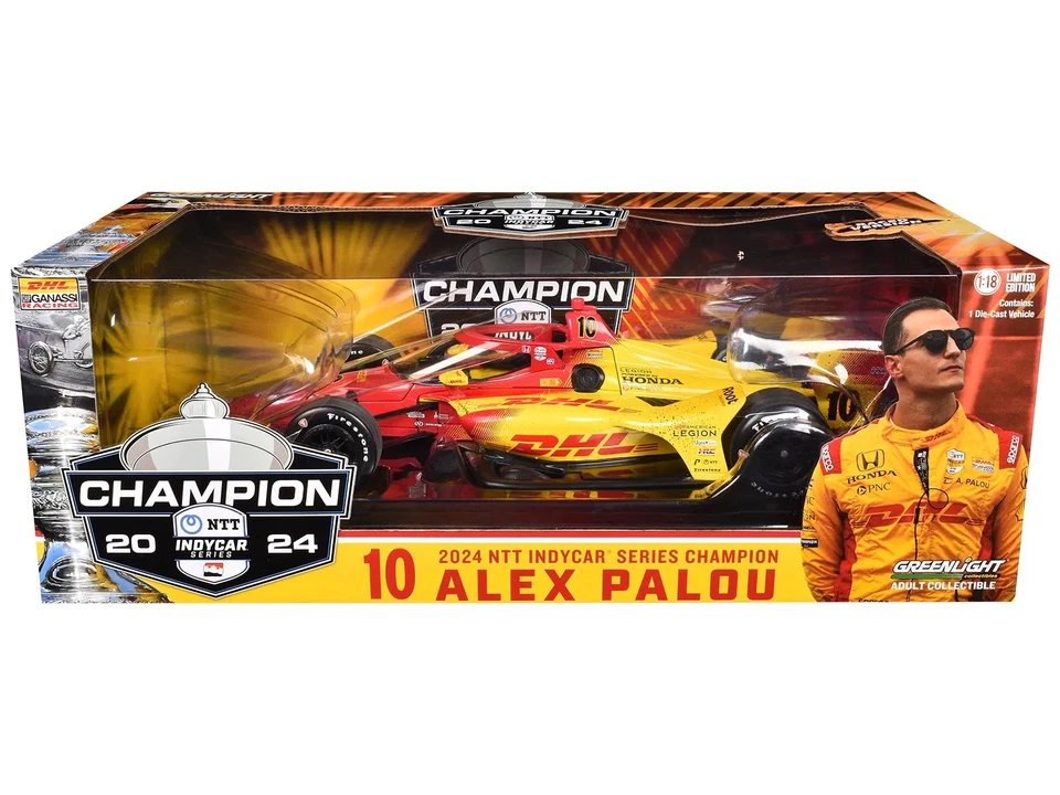 Dallara IndyCar #10 Alex Palou "DHL" (versión de carreras) Chip Ganassi Racing "NTT In Foto 1 de 1