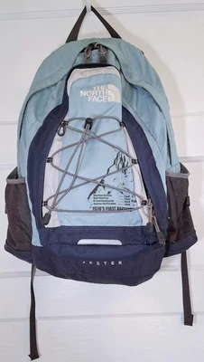 Mochila The North Face JESTER Azul "Primeros Ascensos Años 70" Gráfico Escuela Senderismo Foto 1 de 4