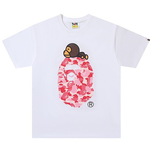 BAPE ABC Camo Big Ape Head T-shirt Black Pink | A Bathing Ape | eBay