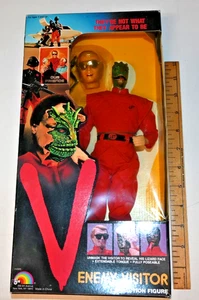 "Figura de acción vintage 1984 LJN V Enemy Visitor 12"" Lagarto #4500 como nueva en caja" - Imagen 1 de 11