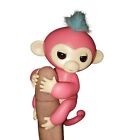 WowWee Fingerlings 2Tone Baby Monkey blue hair Interactive Toy - Tested