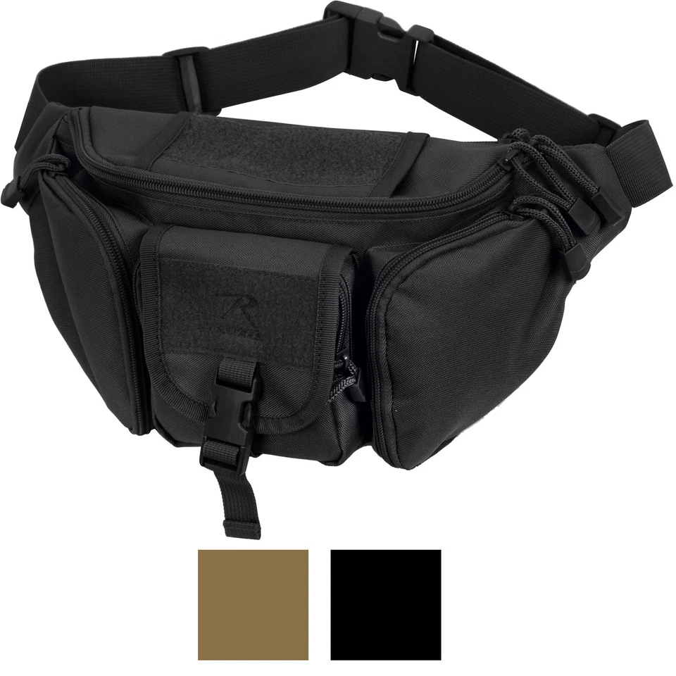 Bolsa Rothco Tactical Cintura Oculta Bolsa Fanny Pack CCW Liberação Rápida Bolsa Quadril - Imagem 1 de 1