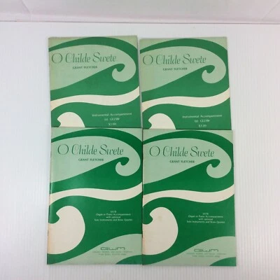 O Childe Swete Fletcher Choir Songbook Instrumental Lot Sacred Choral FD9 3020 - Image 1 of 4