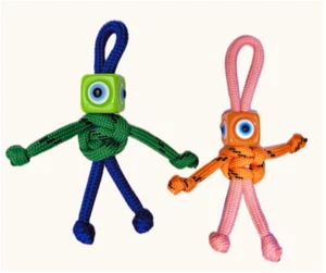 Handgefertigter Paracord Schlüsselanhänger – Langlebig, Bunt - Bild 1 von 5