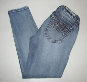 Womens Miss Me Mid-Rise Ankle Skinny Jeans. Size 27 Blue. 26 1/2" Inseam. - Picture 1 of 4