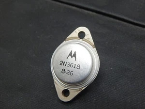 MOTOROLA 2N3618 TRANSISTOR BJT PNP 60V TO-3 - USA SELLER FAST SHIPPING - Picture 1 of 2