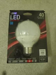Feit Electric 7.5W, Dimmable LED G25, 40W Replacement Light Bulb - Picture 1 of 3